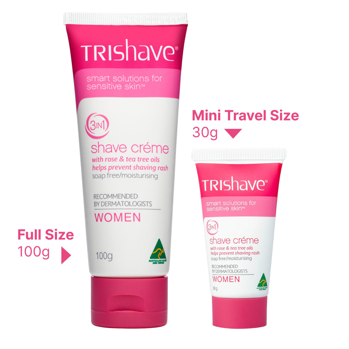 TriShave 3in1 Shave Creme - Women 100g