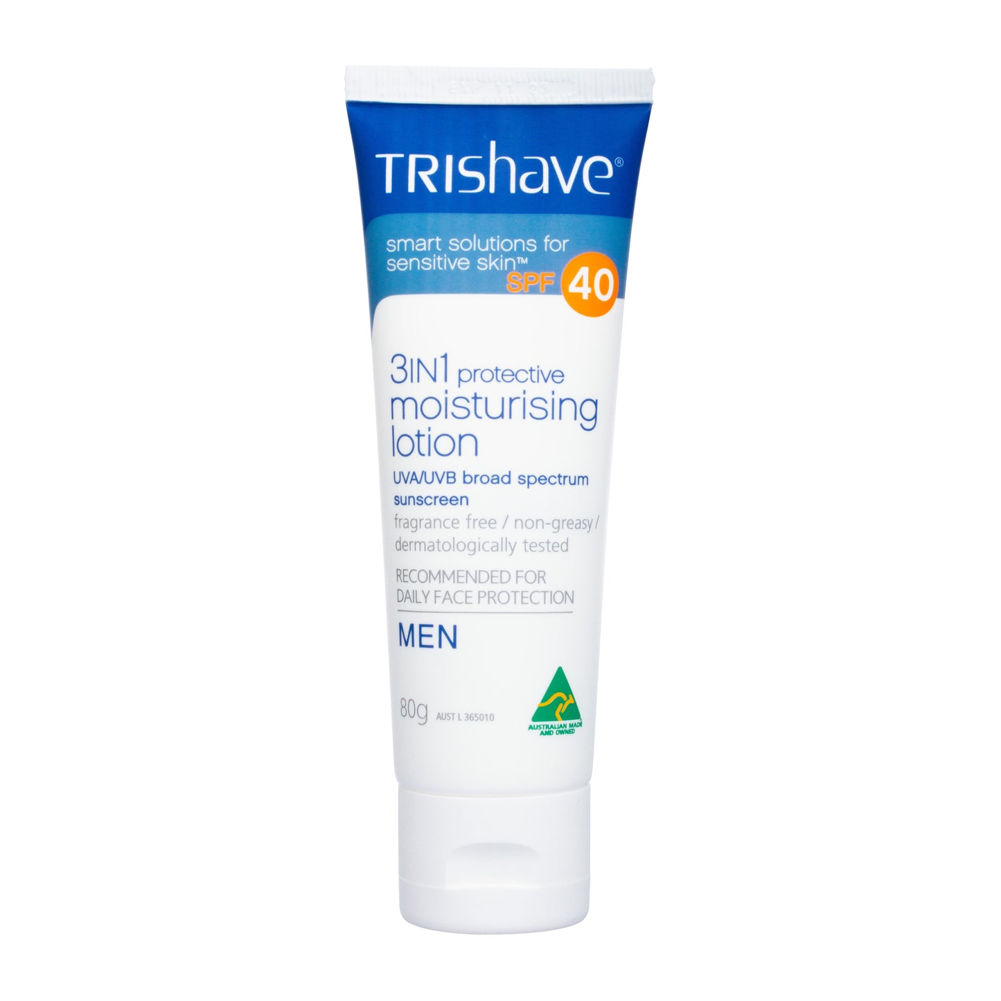 TriShave 3in1 SPF40 Protective Moisturising Lotion - Men 80g