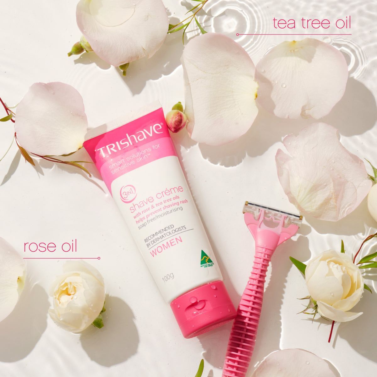 TriShave 3in1 Shave Creme - Women 100g