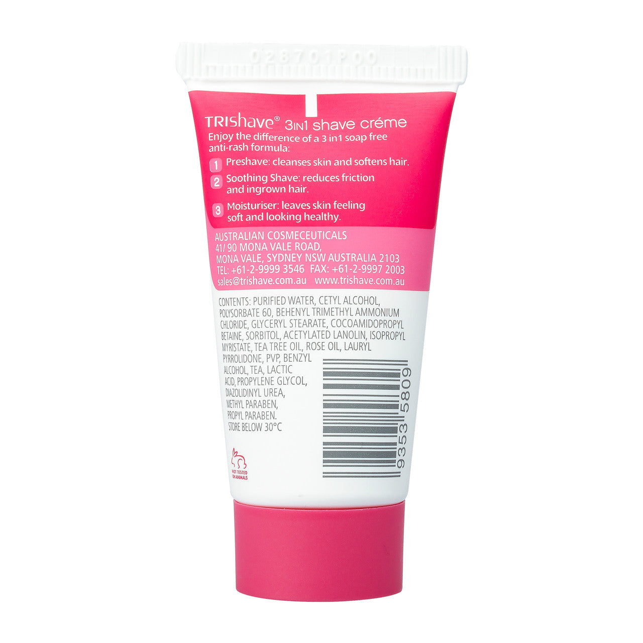 Mini TriShave 3in1 Shave Creme - Women 30g