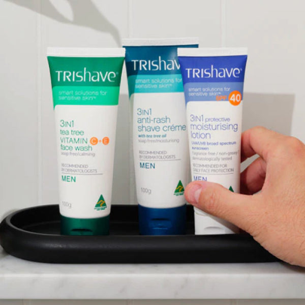 Shaving Cream - Post Shave Moisturisers for Sensitive Skin | TriShave