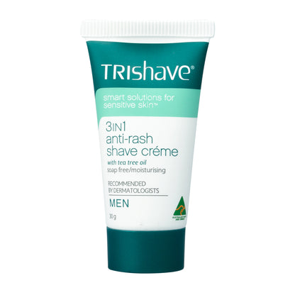 Mini TriShave 3in1 Anti-Rash Shave Creme - Men 30g