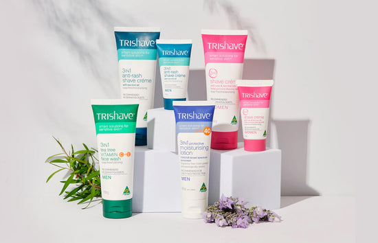Shaving Cream - Post Shave Moisturisers for Sensitive Skin | TriShave