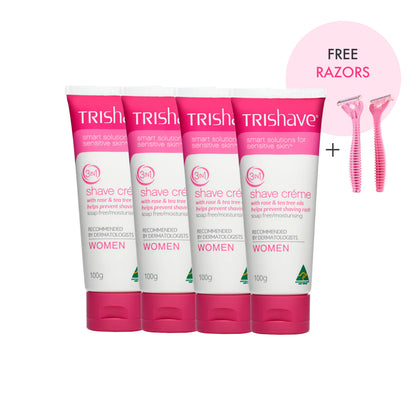 Women's Shave Crème - 4-Pack